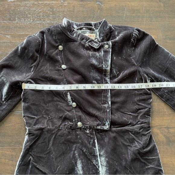 Free‎ People Faye Velvet Ebony Jacket Size Small Women - Picture 11 of 12